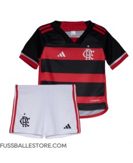 Günstige Flamengo Heimtrikotsatz Kinder 2023-24 Kurzarm (+ Kurze Hosen)